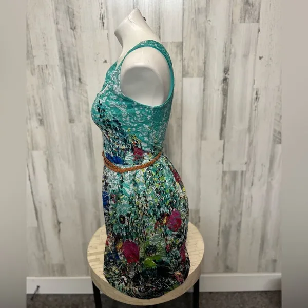 Floral dress Green - Image 5