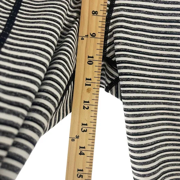 Mono B Small Black‎ Striped High Rise Monochrome Tiramisue Colorblock Leggings - Image 10