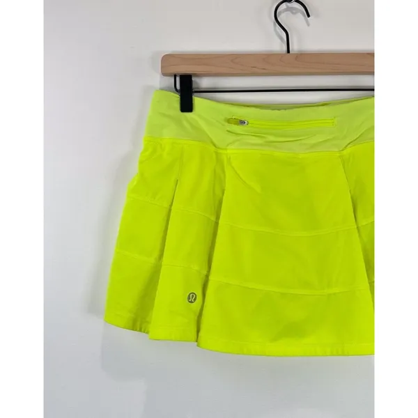 Lululemon Womens Skort Green Pace Rival Mid Rise Swift Mini Skirt Stretch Size 6 - Image 7