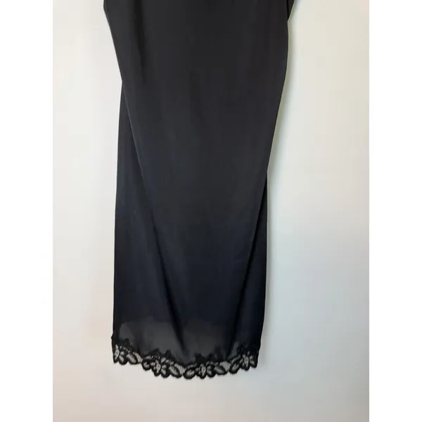 FIT Figure Improving Technology Black Lace Trimmed Slip SZ S NEW - Image 9