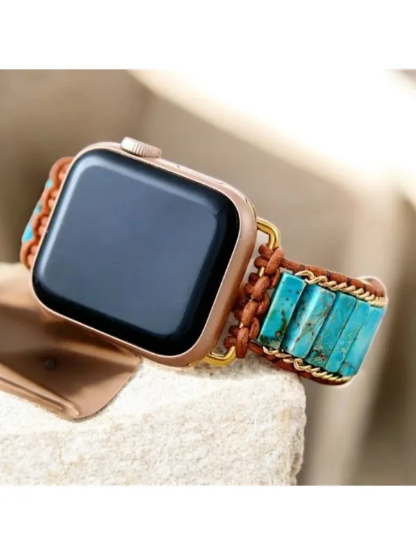 Cape Diablo Native Turquoise Protection Apple Watch Band Howlite Turquoise NWT - Image 2