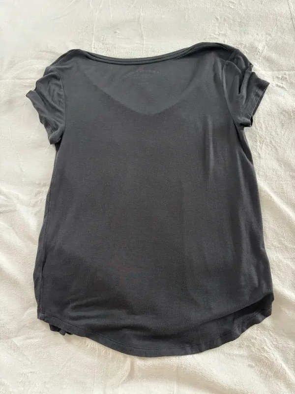 Aeropostale Black V-Neck Top - Image 2