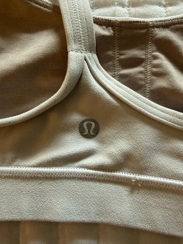 Flow Y Bra Lululemon Sports bra White 6 - Image 3
