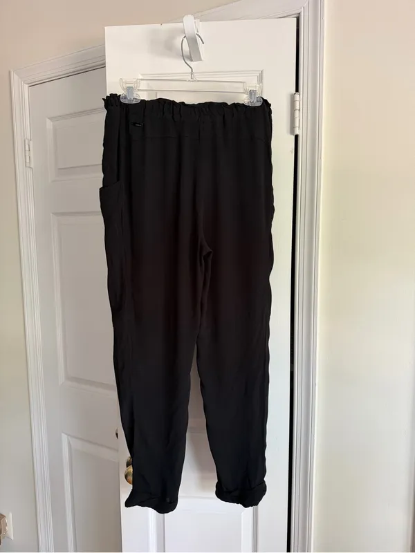 Wilfred Black Sheer Lightweight Drawstring Pants Size Medium - Image 6