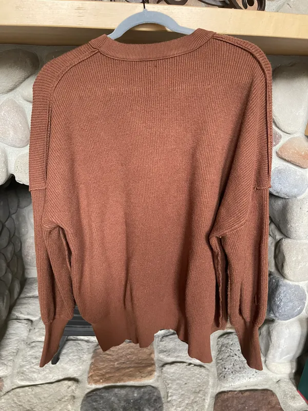 Oversized Brown Sweater - Image 2