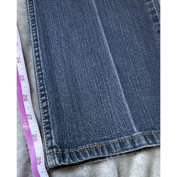 Levi Strauss Signature Womens Size 10 Short Bootcut Jeans Blue Stretch Denim - Image 9