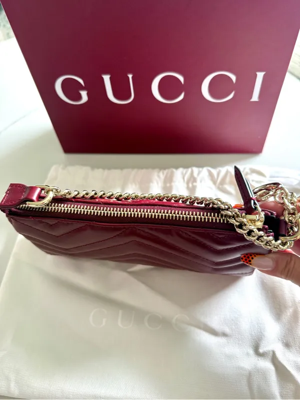 Gucci Marmont Zip Bag - Image 4