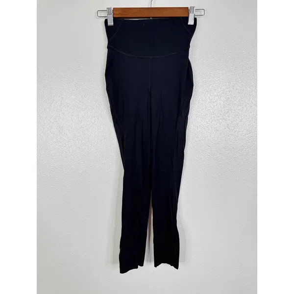 Lululemon Base Pace High-Rise Crop 23 Black Running Leggings Size 2 LW6BO1S - Image 3