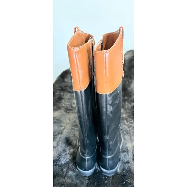 Tommy Hilfiger Shyenne 3 Womens Black Equestrian Boots Size 8 - Image 3