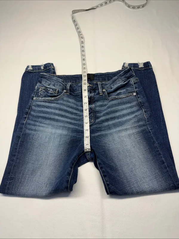 Buckle Black shaping & Smoothing Pocketing Women's Faded Dark Blue Jeans - Image 6