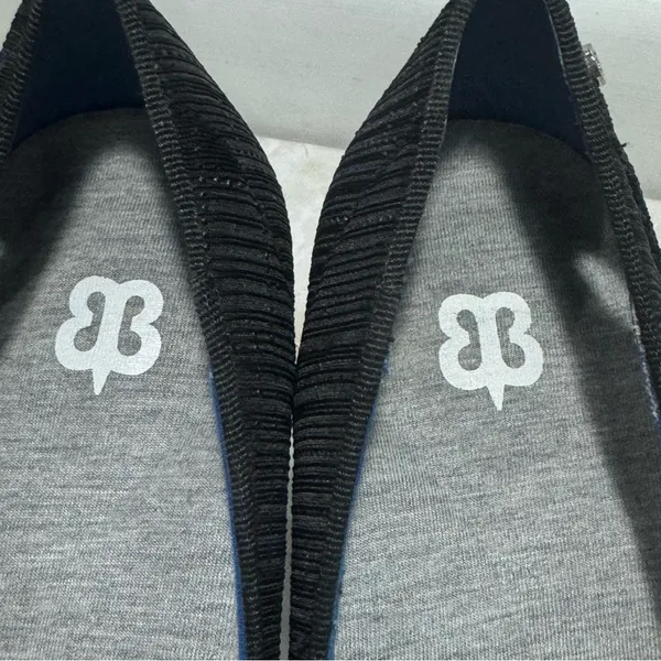 Betabrand On Your Mark Cut-Out‎ Heels Comfort Black/Blue Sz 8.5 Workwear Office - Image 5