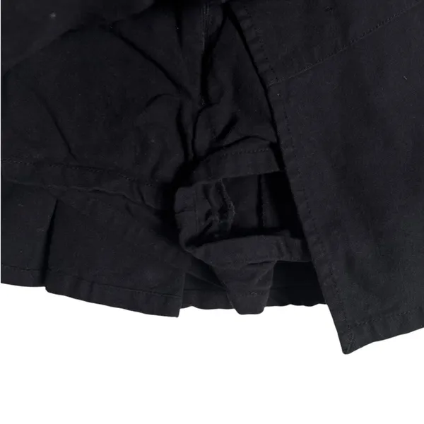 Free People Serena Black Pleated Micro Mini Skort Size 2 - Image 5