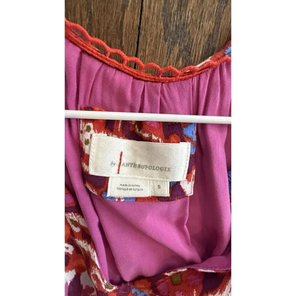 Anthropologie Robin Tiered Fresh Floral Floral Dress Size Small 1790 - Image 12