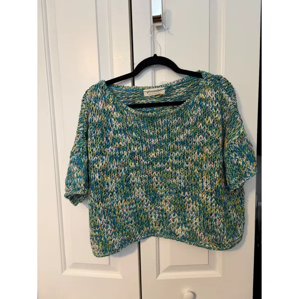 Free People Women's Mezcal Sweater Tee Rainforest NWT‎ Medium - Image 2