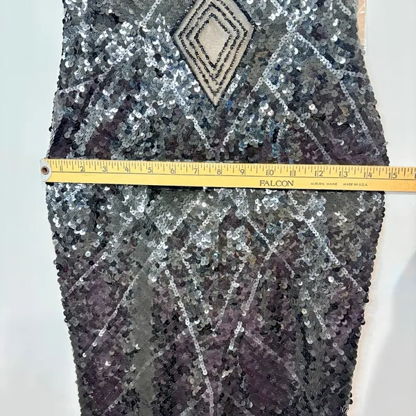 Mandalay Women’s Sleeveless Sequin Hi Low Formal Gown Dress Black Size 6 NWT - Image 8