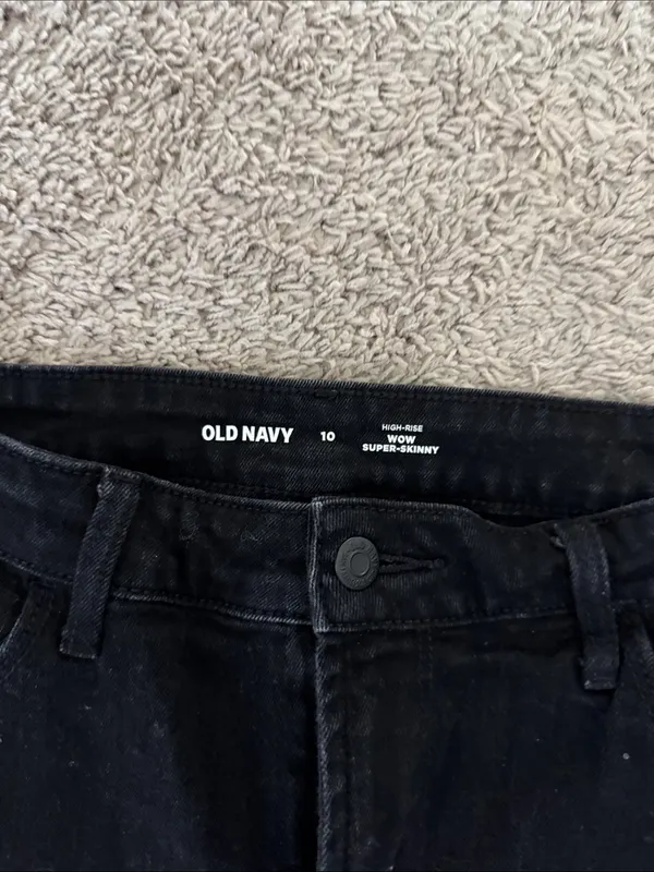 Old Navy Black Women's Skinny Jeans / H17 - Image 3