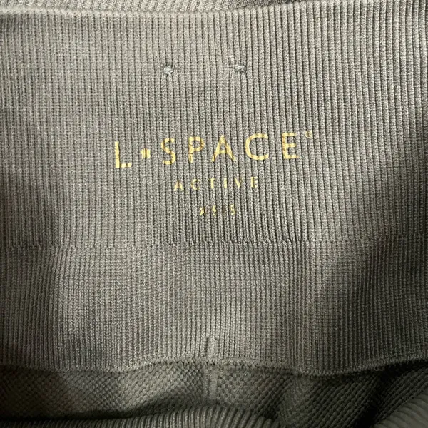 L*Space Olive Green Ribbed Athletic Leggings Size XS Small‎ - Image 4