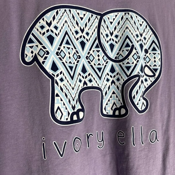 ivory ella Medium Purple‎ Long Sleeve T-shirt CP0339 - Image 5