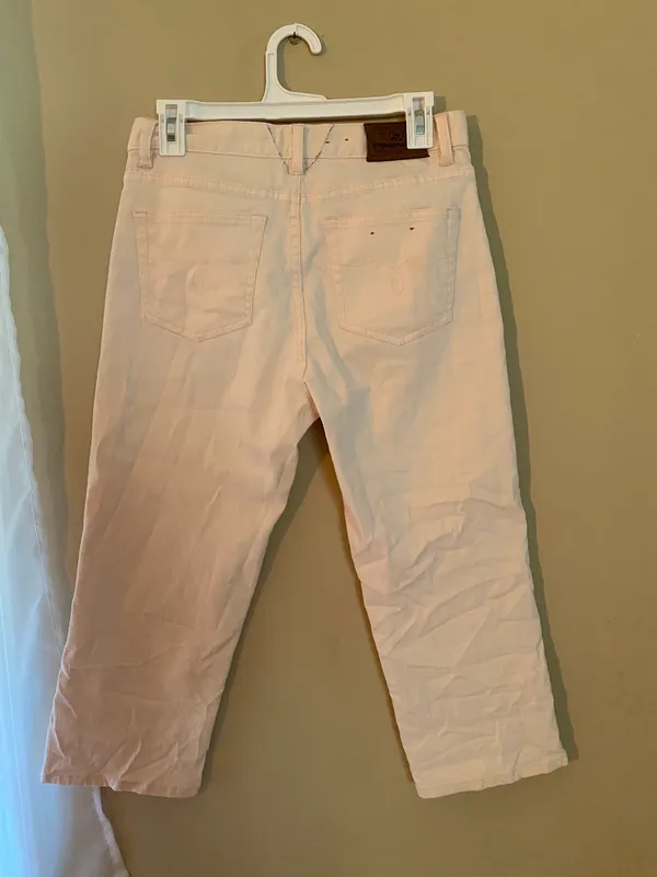 Light Pink High Waisted Capris - Image 2