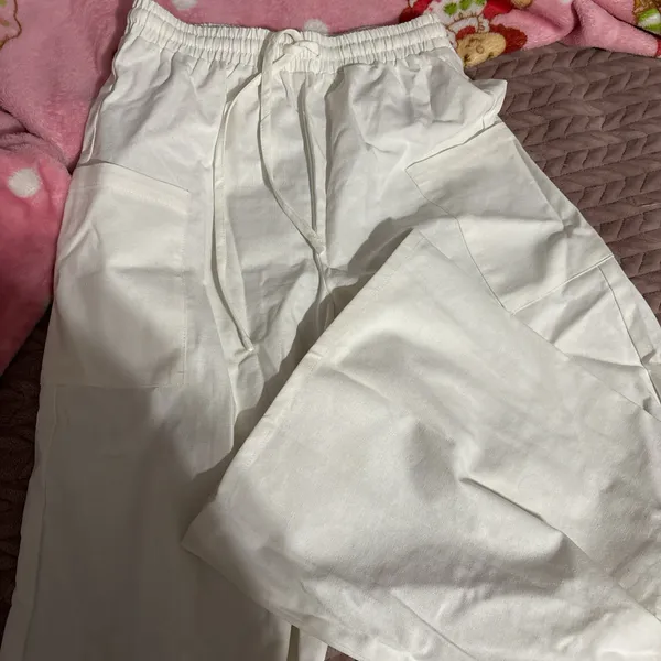 Princess Polly Wide-Leg Pants White - Image 2