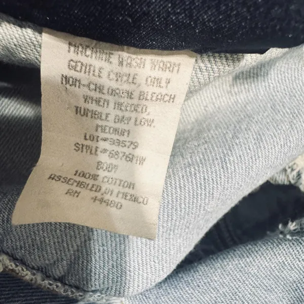 Faded Glory Womens Light Wash Denim Vest Cropped Button Up Cotton Blue Size M - Image 5