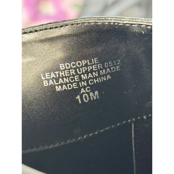 Bandolino BDCOPLIE Black Leather Tall Riding Boots Womens 10M Block Heel Harness - Image 10