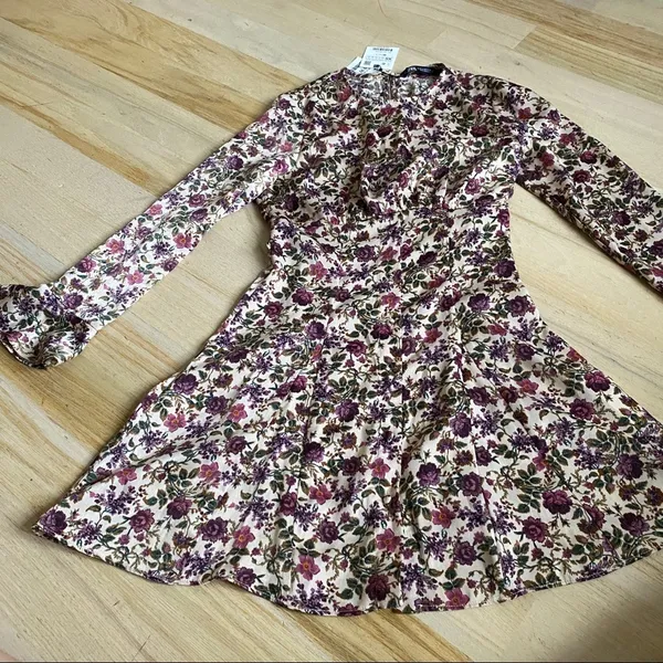 NEW Zara floral mini dress BLOGGERS FAVORITE!!! - Image 13
