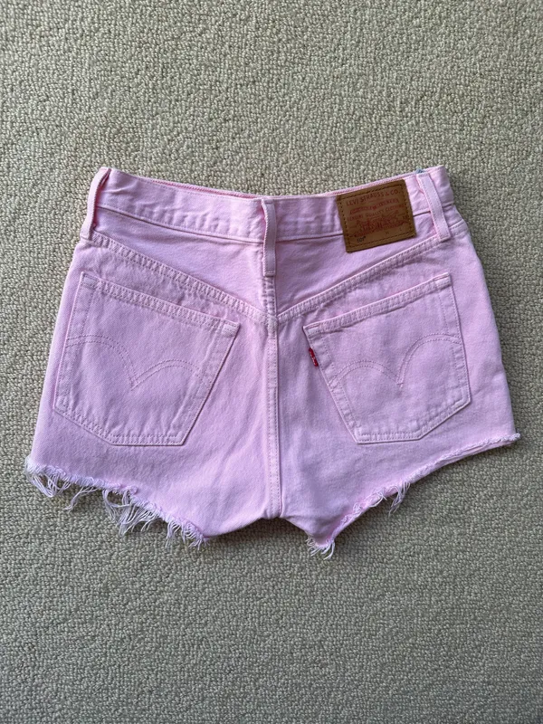 Pink Denim Shorts - Image 2