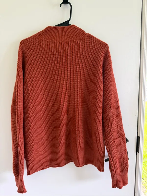 Cashmere charter club luxury mock neck sweater fall cozy - Image 2