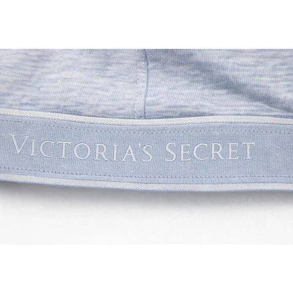 Victoria’s‎ Secret Logo Bralette M Blue Heather NWT - Image 7