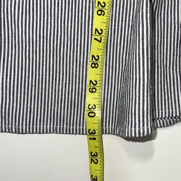 Karla Blue & White Seersucker Striped Mini Dress - Image 11