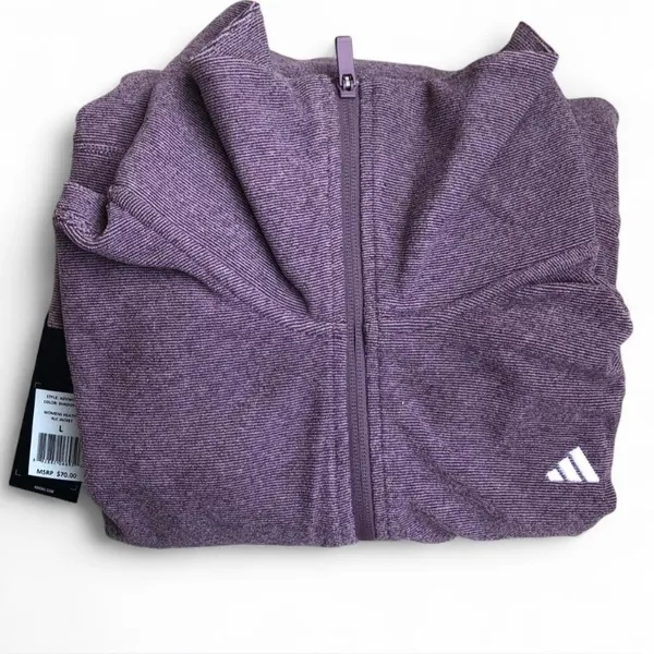 Adidas Women's Utility Jacket in Rich Purple Size L - Image 10