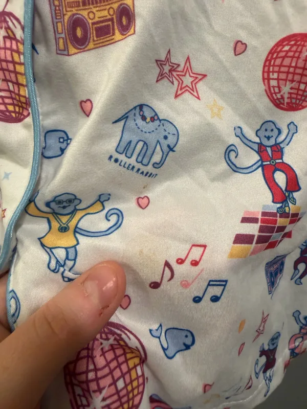 Amazon Preppy Monkey Disco Ro!!er R@bbit D-U-P-E Doop Polo Pajama Top - Image 6