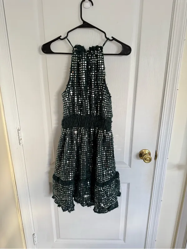 Anthropologie Somerset Shine Mini Halter Dress - Image 5