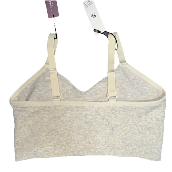 Kindred Bravely Sublime Bamboo Hands-Free Pumping Lounge & Sleep Bra L-Busty New - Image 2