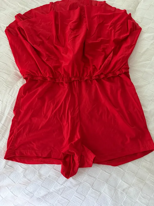 Red Active Flowy Skirt - Image 2