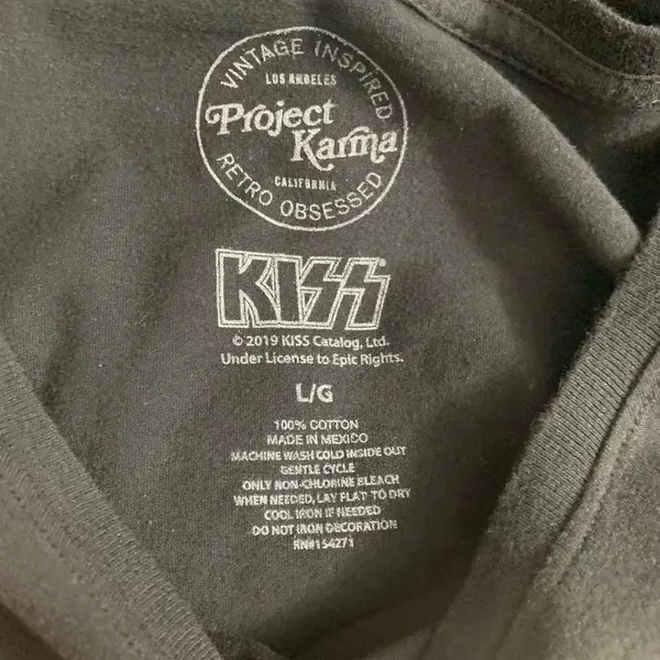Project Karma Kiss‎ Band Graphic T-Shirt Black - Image 9