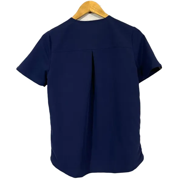 FIGS Kaya Classic V Neck Scrub Top - Blue - XS - Image 2