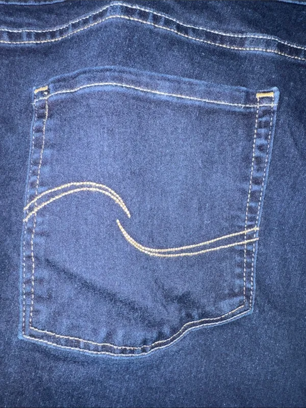 Signature by Levi Strauss Women’s Plus Size Skinny Jeans in Dark Indigo - Image 4