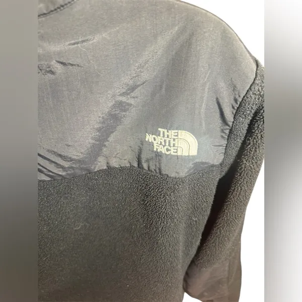 The North‎ Face Size M Women Black Athletic Windproof Fleece Jacket Coat - Image 4