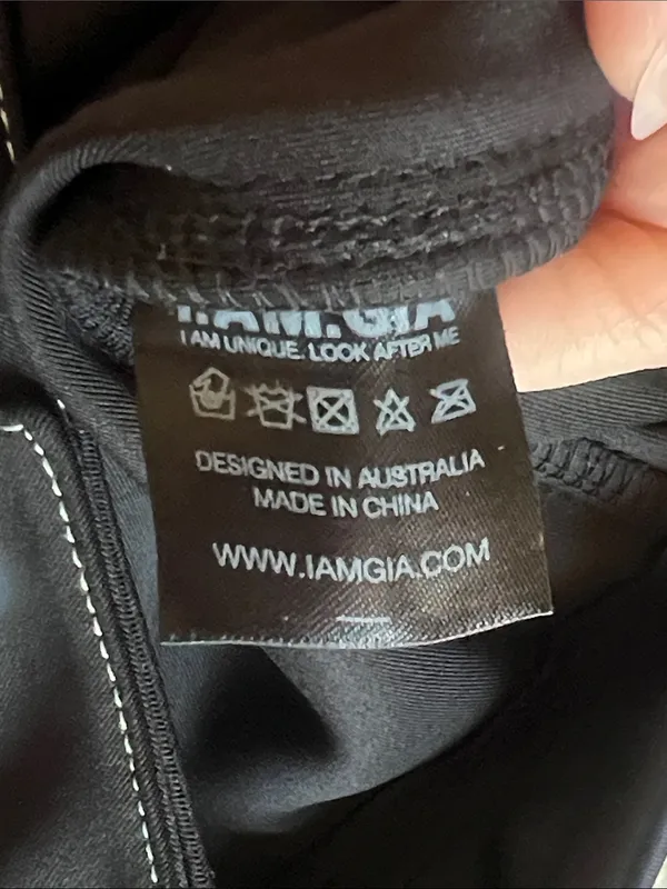 I.AM.GIA‎ Slater High Waist Zip Front Flare Pants Black Size S - Image 10