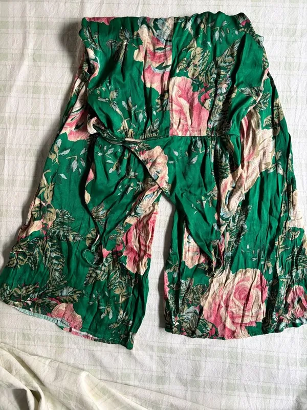 Free PeopleGreen Floral jumpsuit - Image 3