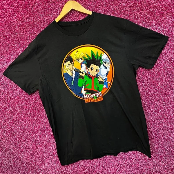 Hunter x Hunter Killua Gon Kurapika Leorio Oversized Anime Tee L - Image 3