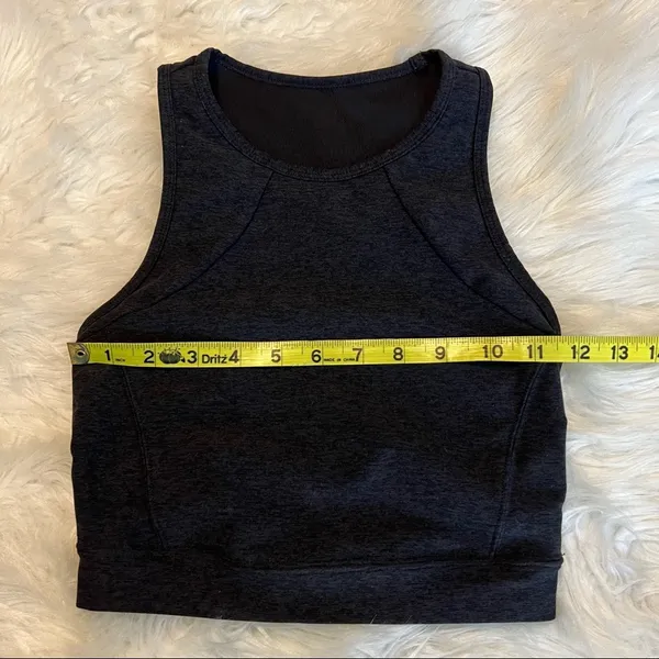 JoyLab High Neck Brushed Jersey Bra Workout Crop Top Size Extra Small - Image 4