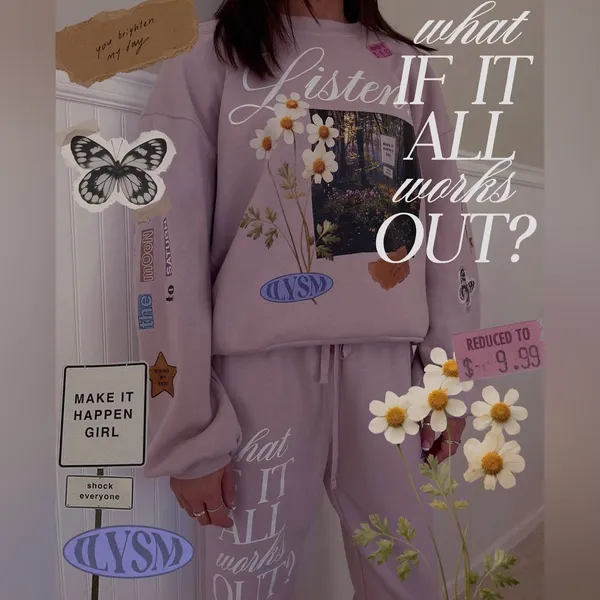 Skull House Designs Moodboard Set: Lilac size s/m - Image 2