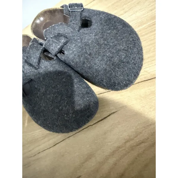 Birkenstock Boston Clog Grey Anthracite Wool Soft Size 40‎ P - Image 3