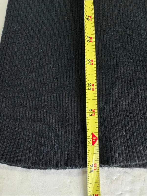 Lauren Ralph Lauren Ribbed Turtleneck Sweater Black M fall winter minimalist - Image 12