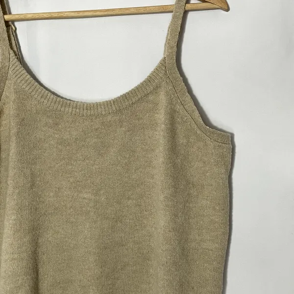 Torrid sandy beige knit strap camisole women's size XL adjustable straps ribbed - Image 2