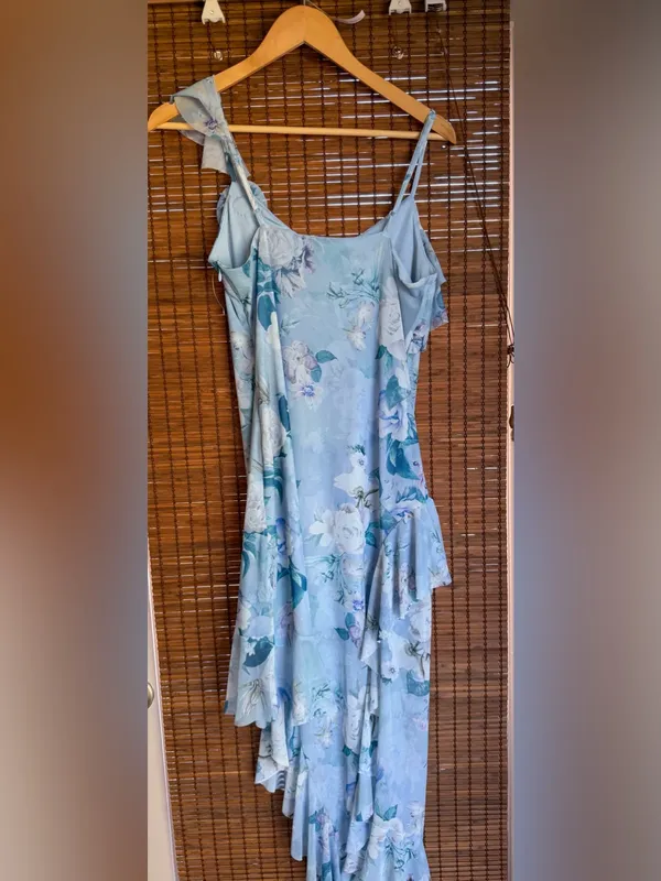 NWT Steve Madden Sorellia Floral Asymmetrical Ruffle Dress M $79 - Image 9