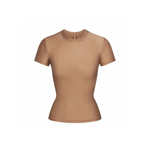 SKIMS T-shirt, Shine Spandex Tee, NWT, Sienna - Image 7